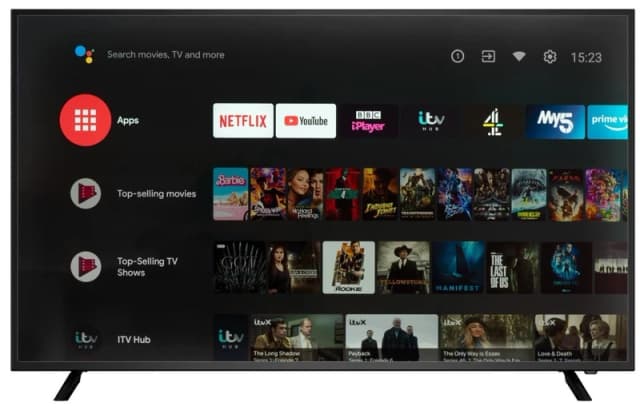 electriQ 50" eiq-M450DVA Smart 4K Ultra HD Android TV