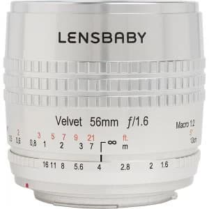 Lensbaby Velvet 56 SE 56mm f/1.6 Lens for Canon EF