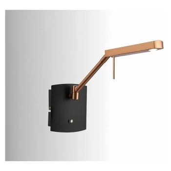 Phuket wall light 1 bulb 7W LED 3000K, 600lm, copper / anthracite