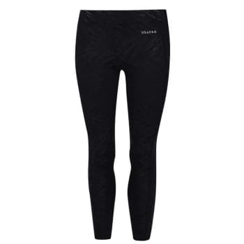 USA Pro Training Tights Junior Girls - Black Geo Gloss