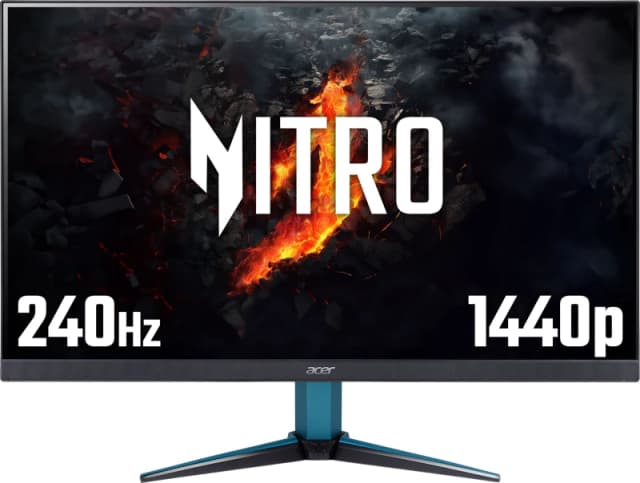 Acer Nitro VG272UW2 27" Quad HD 240Hz Gaming Monitor with FreeSync Premium - Black