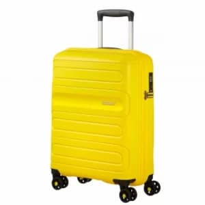 American Tourister Sunside Spinner Cabin Sunshine Yellow Suitcase