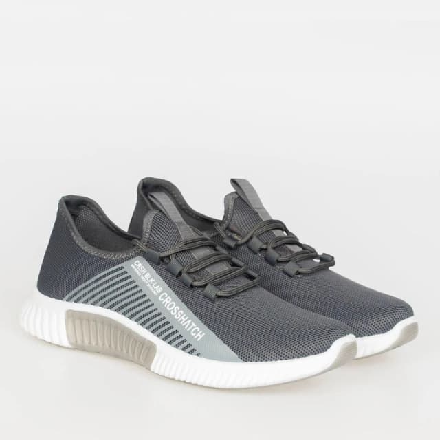 Crosshatch Crosshatch Men Nimbus Trainers in Grey Size: 8 Grey 8 Male 5059294181365