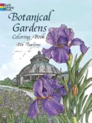 botanical gardens coloring book