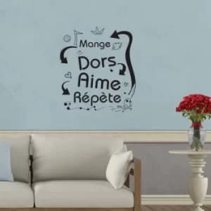 YS2-44 Black Decorative Wall Sticker