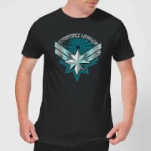 Captain Marvel Starforce Warrior Mens T-Shirt - Black