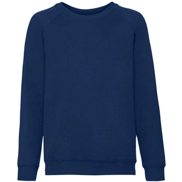 Fruit Of The Loom SS8B boys's Children's sweatshirt in Blue