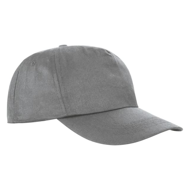 Result Result Men Houston 5 Panel Cap in Mid Grey Mid Grey One Size Male 5063693969196