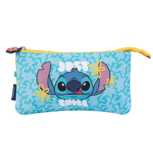 Disney - Stitch - Tropical 3-Compartment Case - Black One Size