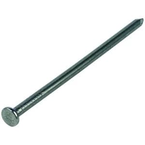 Wickes 75mm Bright Round Wire Nails - 400g