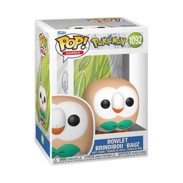 AJ Toys & Books Funko Pokemon POP! Games Vinyl Figure Rowlet