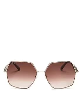 Salvatore Ferragamo Womens Geometric Sunglasses, 61mm