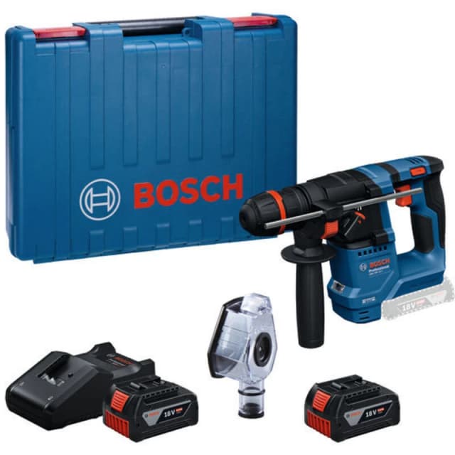 Bosch GBH 18V-18 X 18v Cordless SDS Plus Hammer Drill 0611927171 Batteries: 2 x 5ah Li-ion