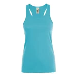SOLS Womens/Ladies Justin Sleeveless Vest (M) (Atoll Blue)