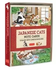 Japanese Cats Note Cards : 12 Blank Note Cards and Envelopes