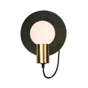 Larissa Lighting - Larissa Pylaia Sconce Wall Lamp 1x G9 Black Rusty Brass
