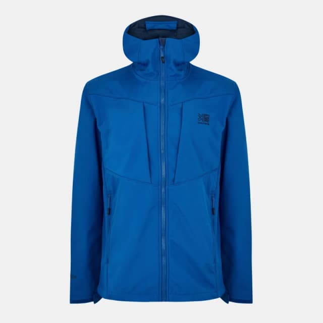 Karrimor Mens Alpiniste Water Resistant Windproof Long Sleeve Softshell Jacket Blue09 male S