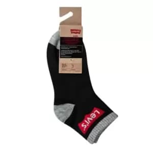 Levis Levis 3 Pack of quarter Crew Socks Juniors - Black