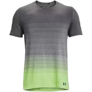 Under Armour Seamless Luxe Short Sleeve T Shirt Mens - Grey