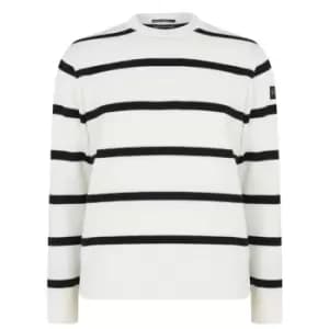 Paul And Shark Stripe Crew Sweatshirt - Nude