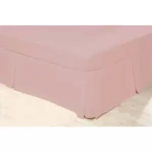 Platform Valance Double Powder Pink