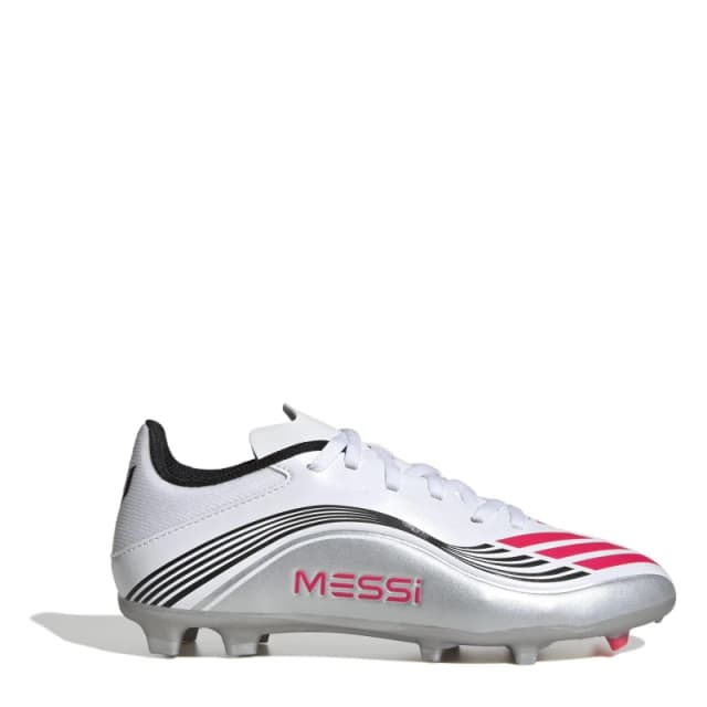 adidas F50 League Childrens Firm Ground Football Boots Firm Ground Football Boots C10 (28) White 08002427100