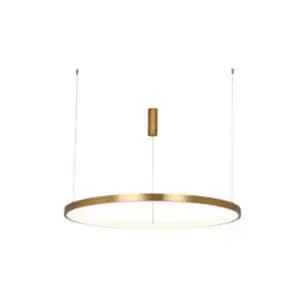 Larissa Ilio Ceiling Pendant Light 60W 3000K Aluminium Brushed Gold Matt