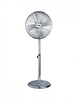 Tower T637000 16" Metal Pedestal Fan With 3 Speeds - Chrome