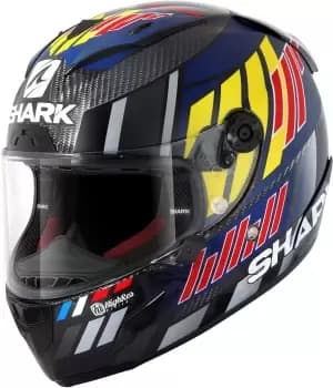 Shark Race-R Pro Carbon Replica Zarco Speedblock Helmet, red-blue, Size L, red-blue, Size L
