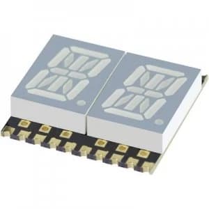 Alphanumeric segment display Green 10.16mm 2 V No. of digits 2