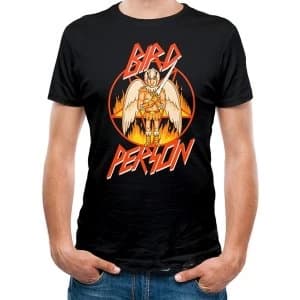 Rick And Morty - Bird Person Mens Large T-Shirt - Black