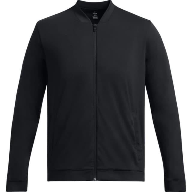 Under Armour Mens Meridian Bomber Four-Way Stretch Moisture-Wicking Performance Training Jacket Black male M