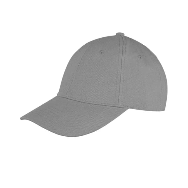 Result Result Men Core Memphis 6 Panel Baseball Cap in Mid Grey Mid Grey One Size Male 5054171452033