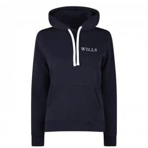 Jack Wills Wills Logo Hoodie - Navy