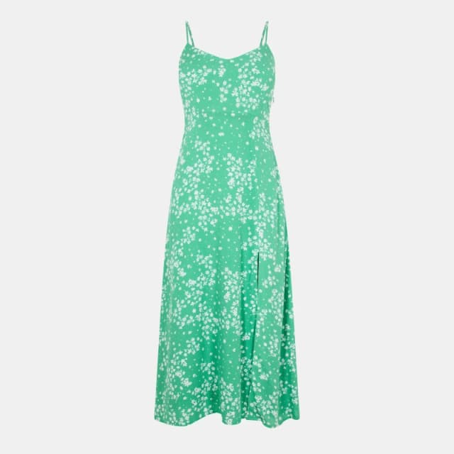 Jack Wills Midi Dress - Green Green 6