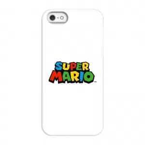 Nintendo Super Mario Colour Logo Phone Case - iPhone 5/5s - Tough Case - Gloss