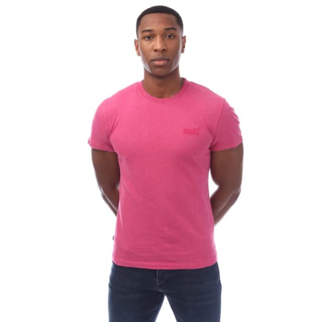 Superdry Vintage Logo Embroidered T-Shirt Pink male M