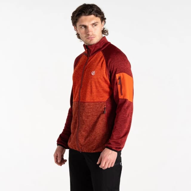 Dare 2b Mens Torrek Fleece - Syrah Red/Cinnamon Syrah Red/Cinnamon 2XL