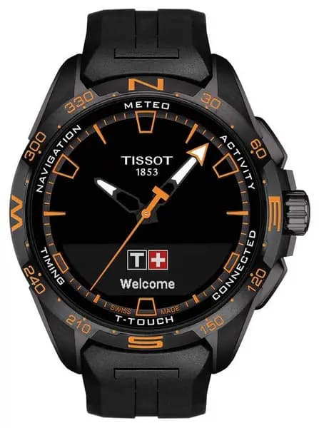 Tissot T-Touch T1214204705104 Connect Solar Black Silicone Watch