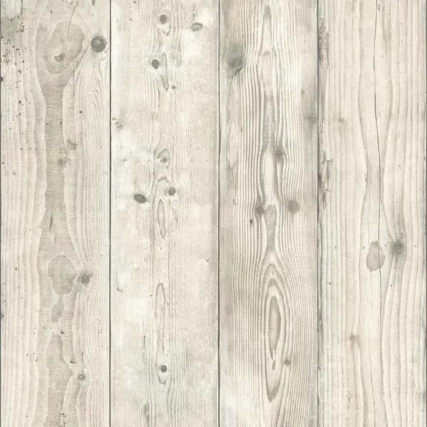 Muriva Timber Planks Cream Wallpaper 198301