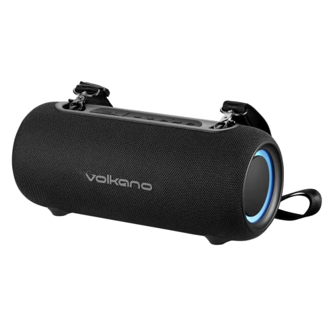Volkano Mamba Bluetooth Portable FM Radio Speaker Black unisex One Size