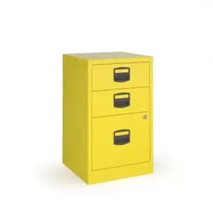 Bisley A4 Home Filer with 3 Drawers - White
