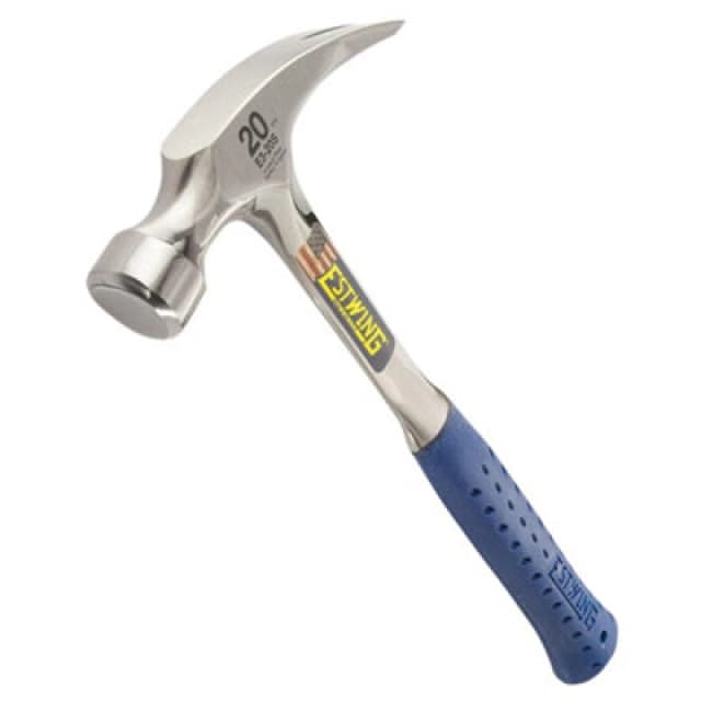 Draper 23539 Estwing E3-20S Straight Claw Hammer, 20Oz/560G