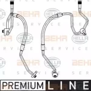 Hose line Assembly 9GS351338-471 by BEHR