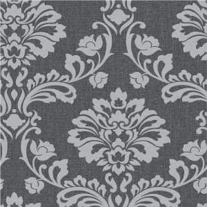 Graham and Brown Super Fresco Aurora Wallpaper /Grey