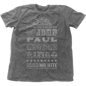The Beatles - Mr Kite Unisex Large T-Shirt - Grey