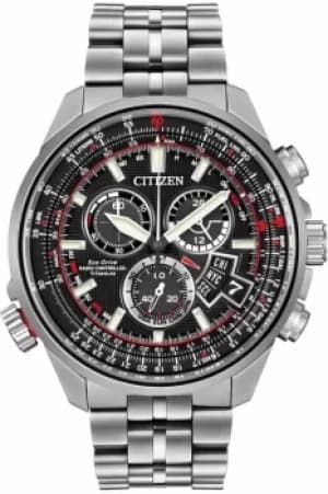 Mens Citizen Chronotime A-T Titanium Alarm Chronograph Eco-Drive Watch BY0120-54E