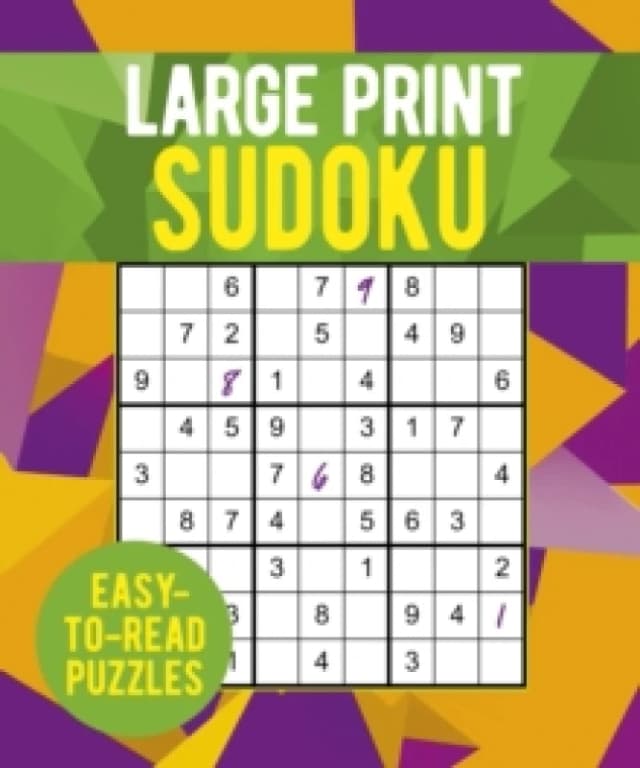 Large Print Sudoku : Over 250 Easy-to-Read Puzzles Paperback / softback