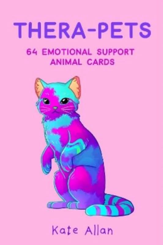 Thera-pets : 64 Emotional Support Animal Cards (Affirmations Cards for Anxiety, Art Therapy, Card Games) Cards