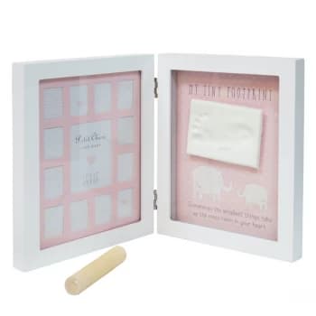 Petit Cheri Foot Imprint Hinged 12 Months Frame - Pink